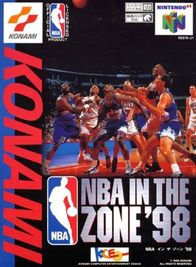 NBA in the Zone '98 (Japan) box cover front